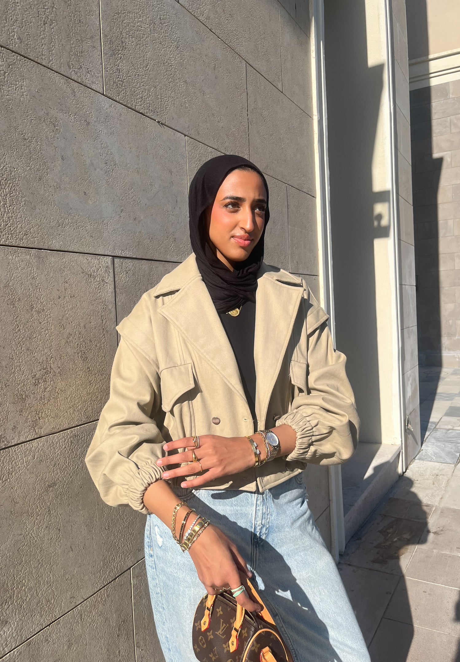 Balloon Jacket - beige