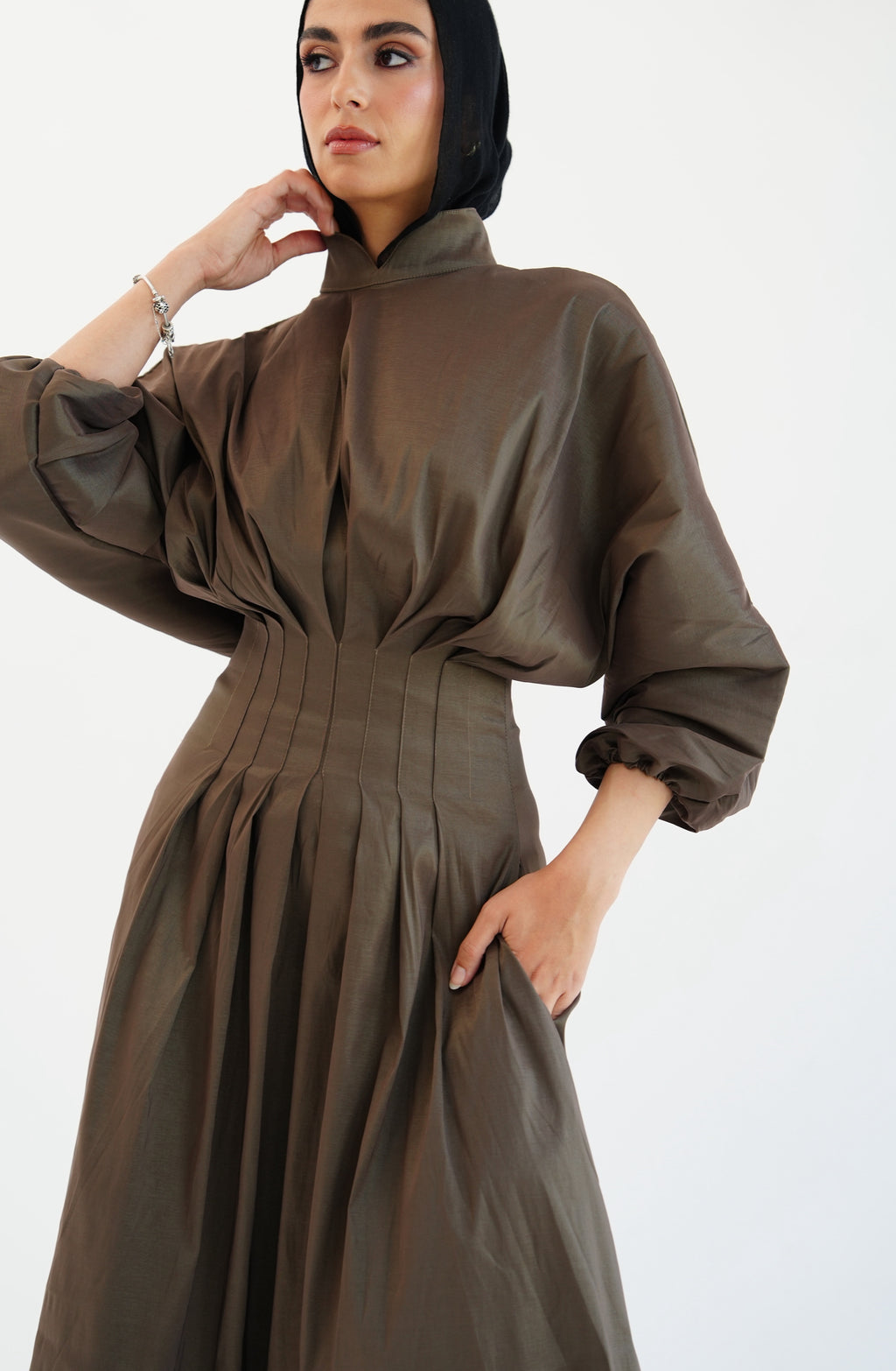 The Glow Dress - olive