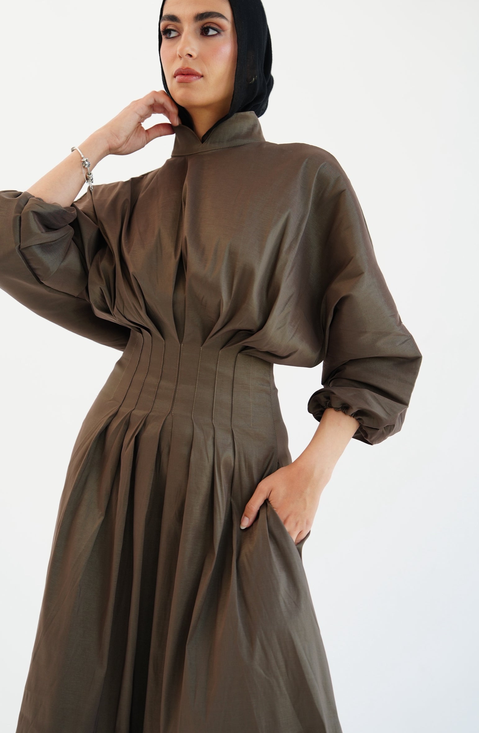 The Glow Dress - olive