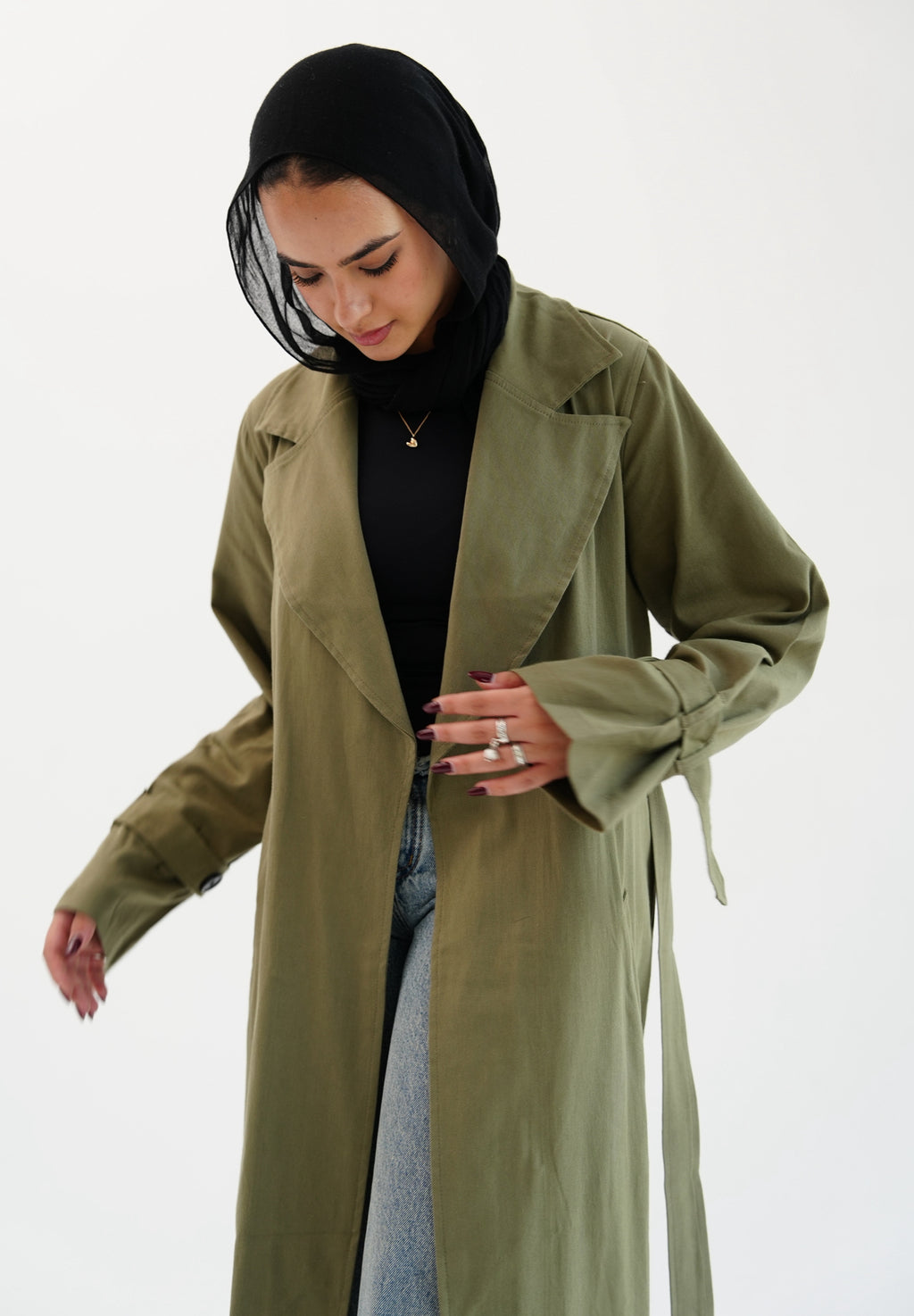 Trench Coat - olive