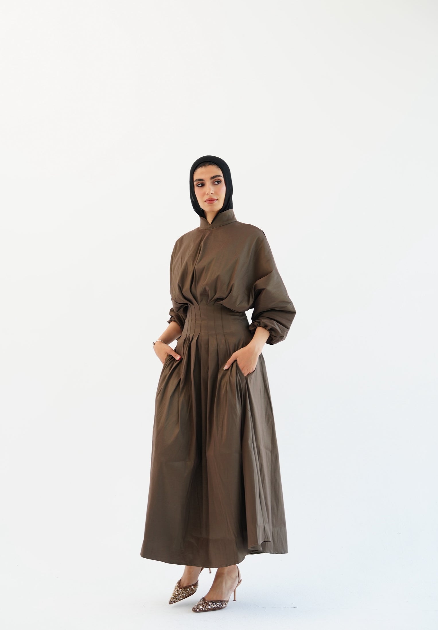 The Glow Dress - olive