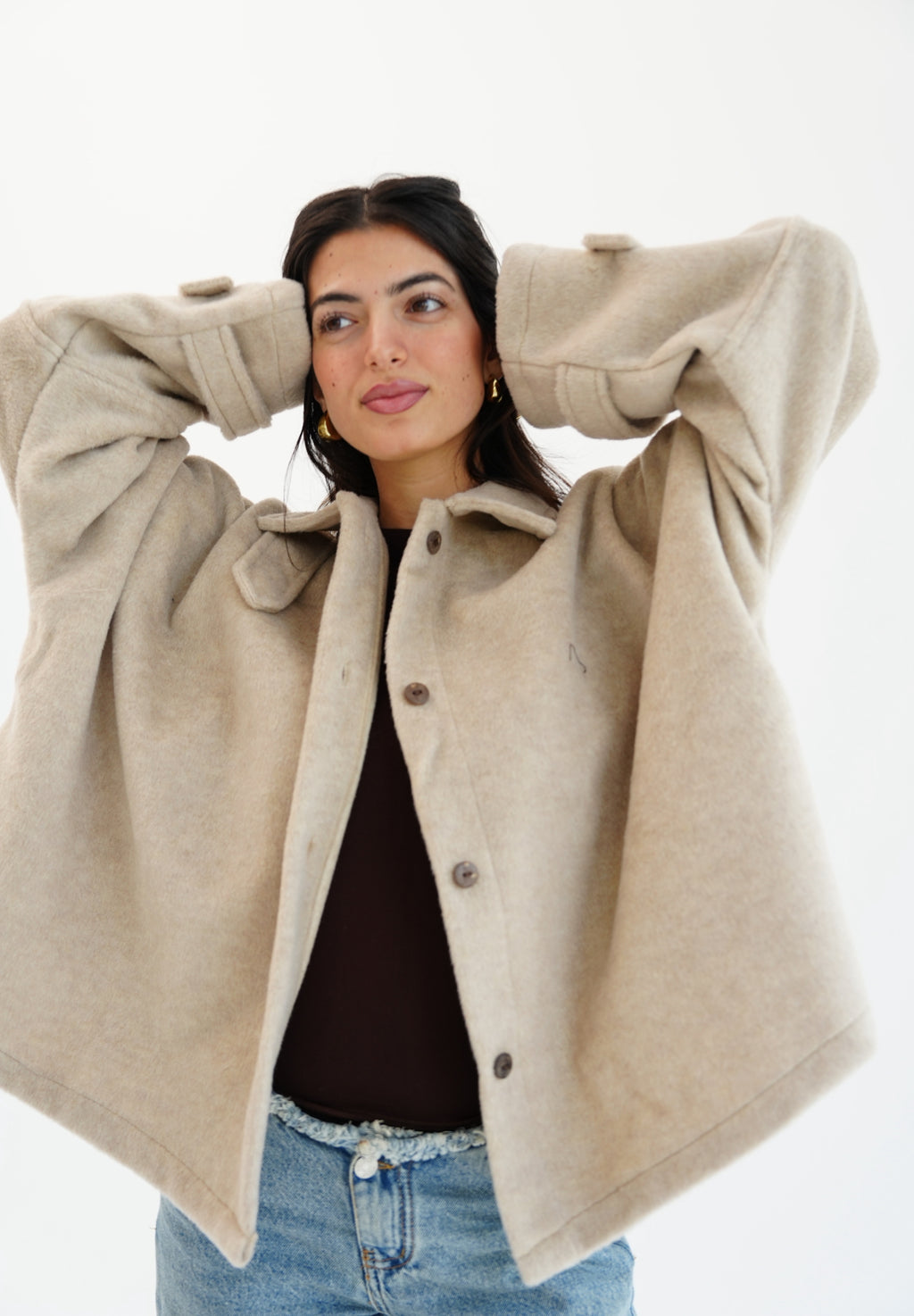 The Heavy Wool Trench- beige