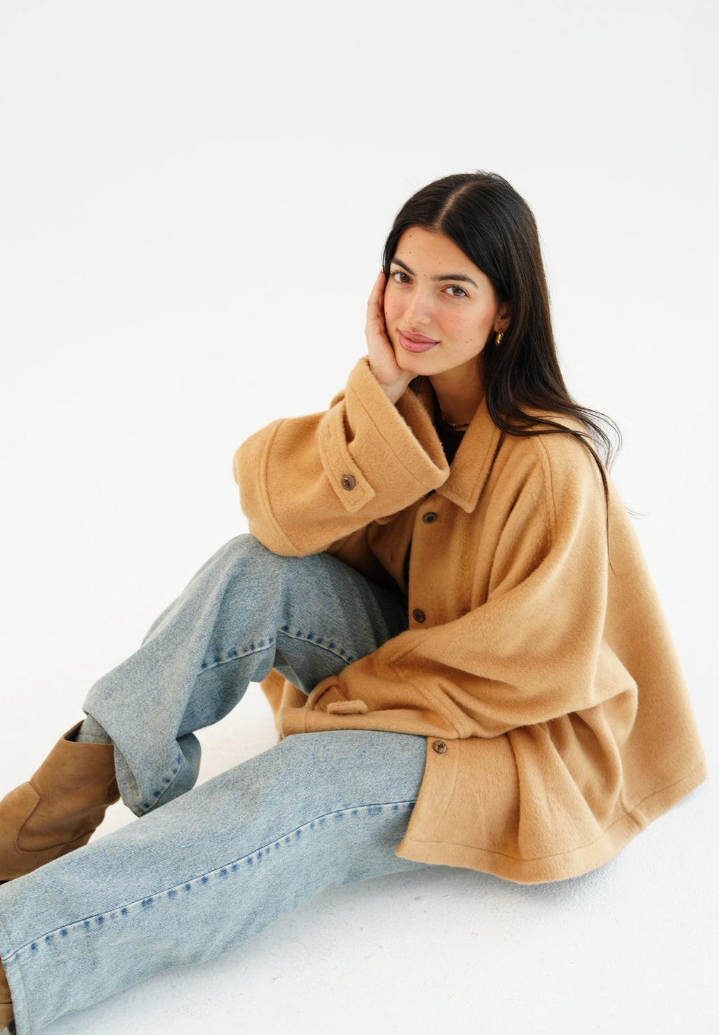 The Heavy Wool Trench- Camel