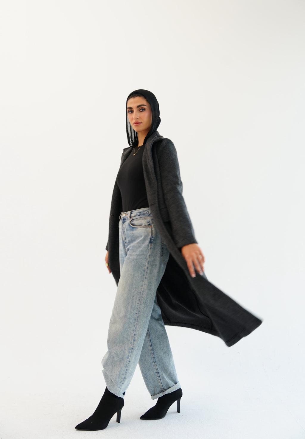 Wool coat - Dark gray