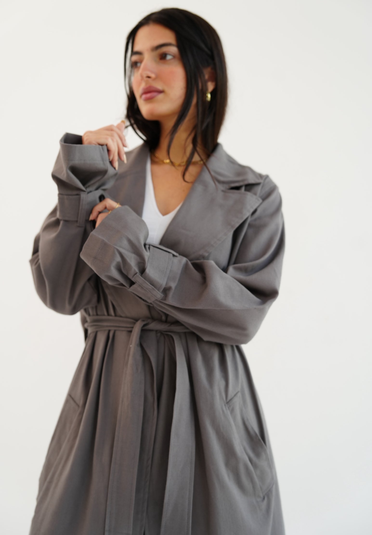 Trench Coat - gray