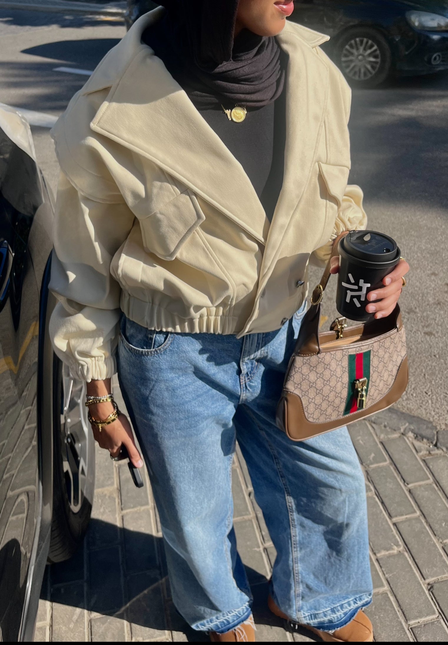 Balloon Jacket - cream