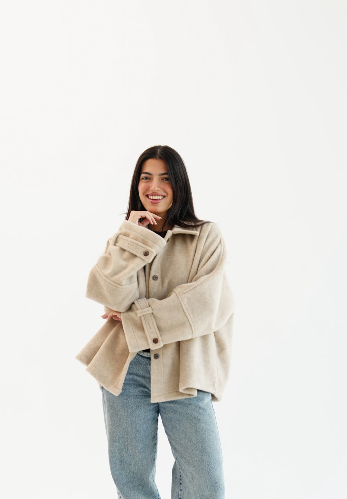 The Heavy Wool Trench- beige