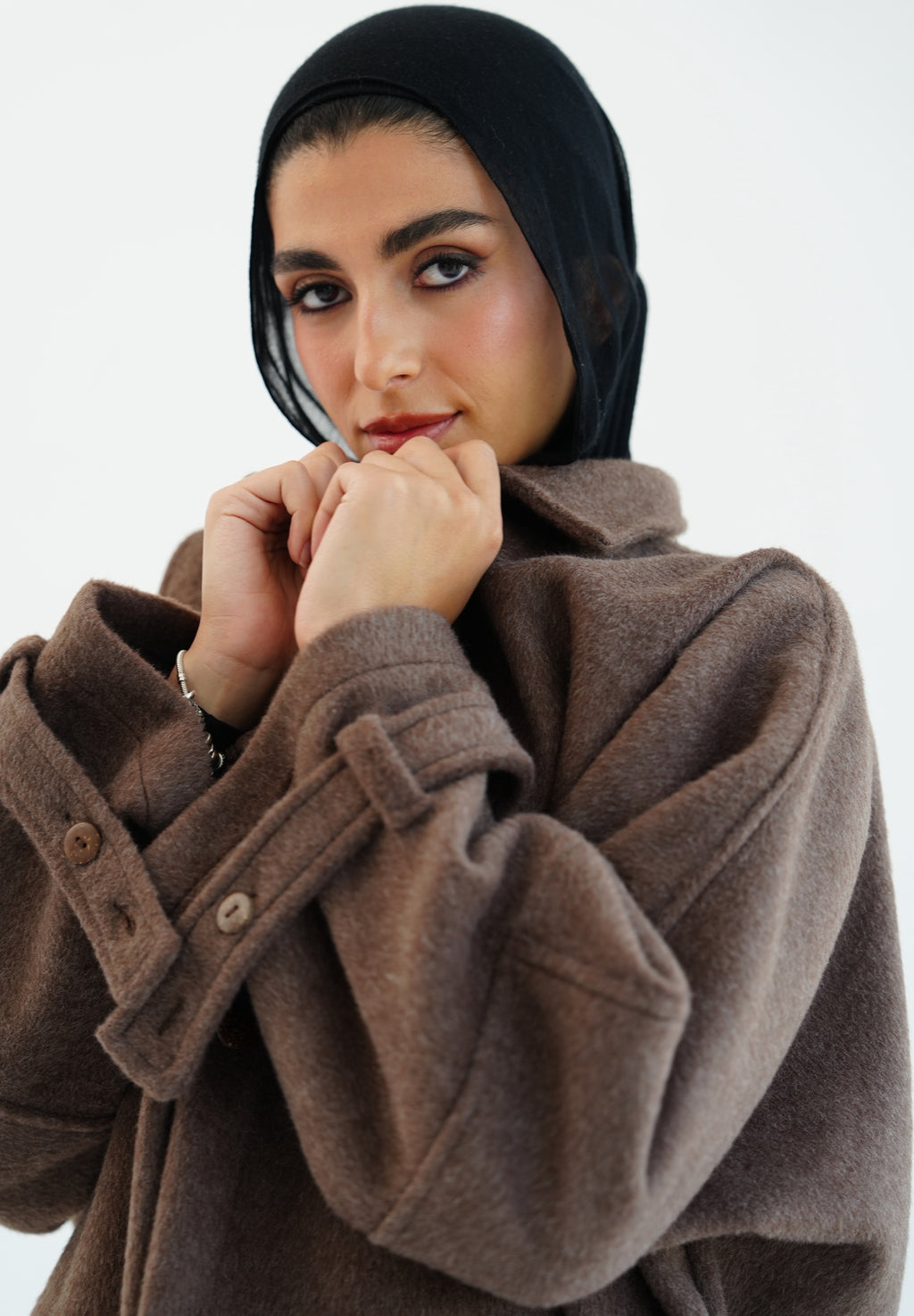 The Heavy Wool Trench - Brown