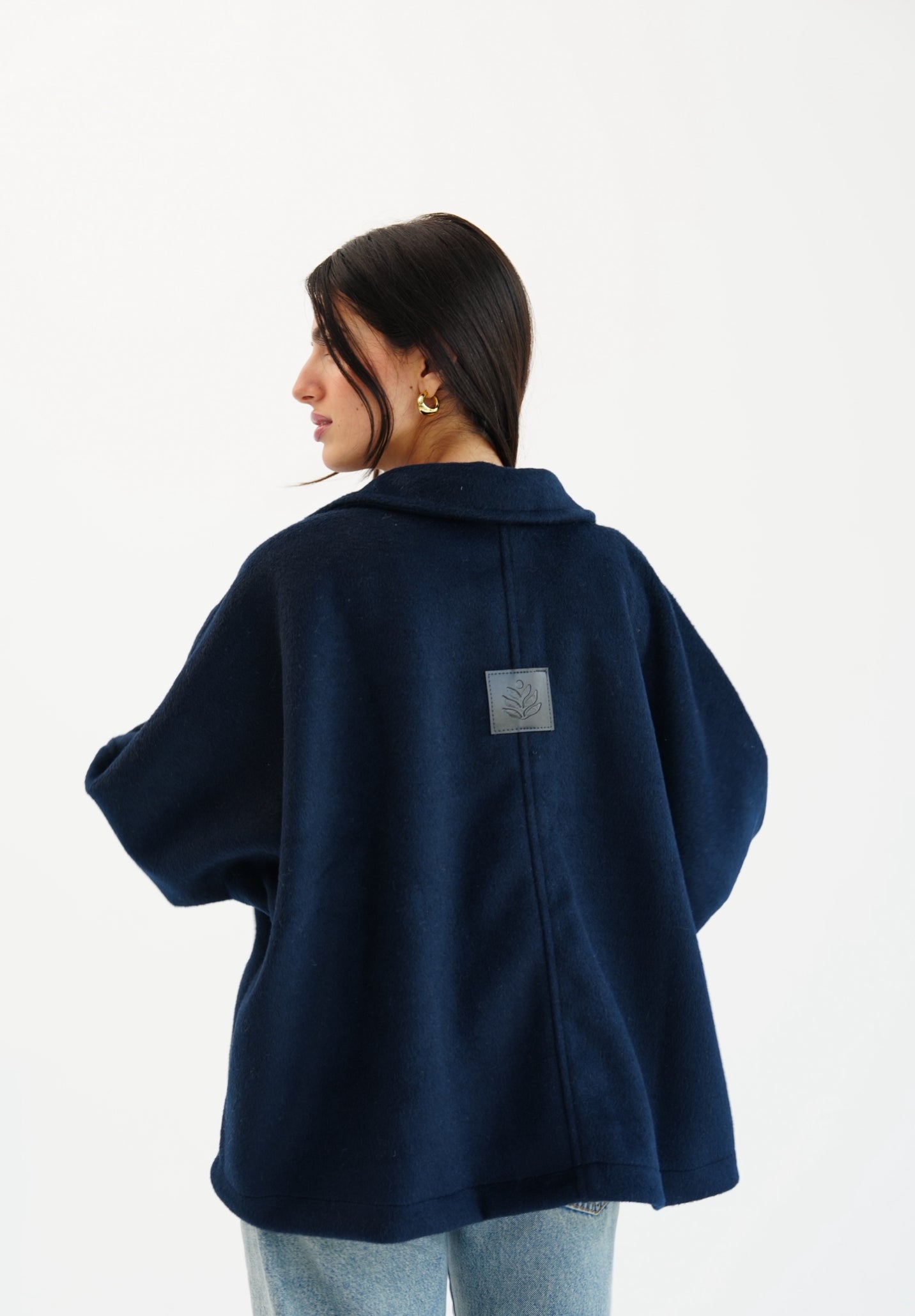 The Heavy Wool Trench - Navy