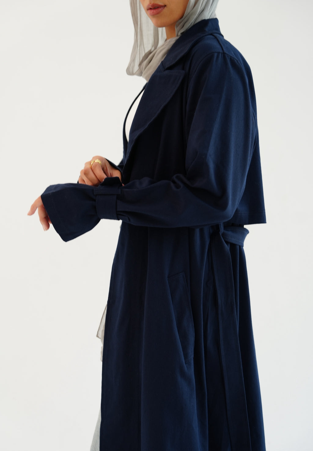 Trench Coat -Navy