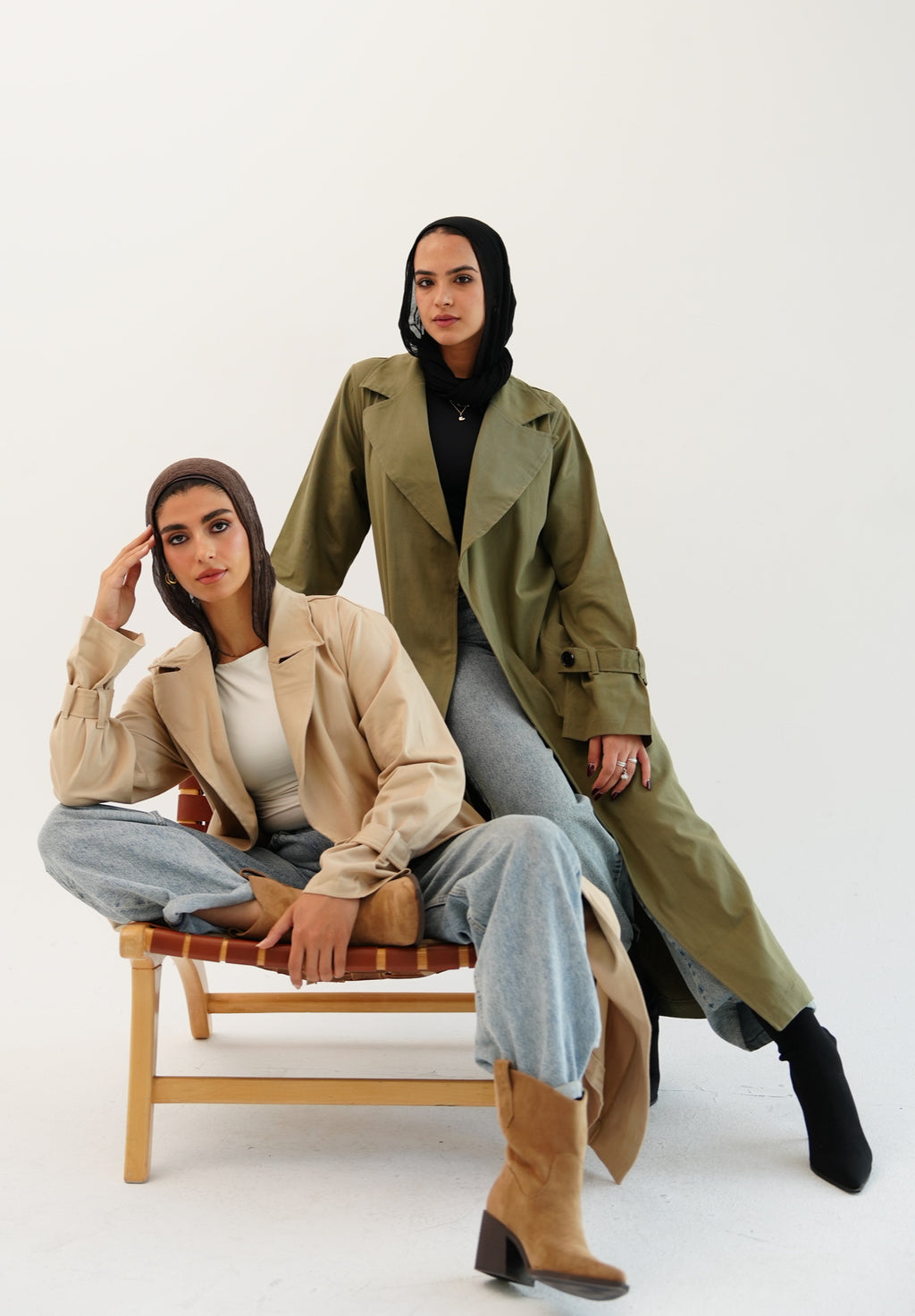 Trench Coat - olive