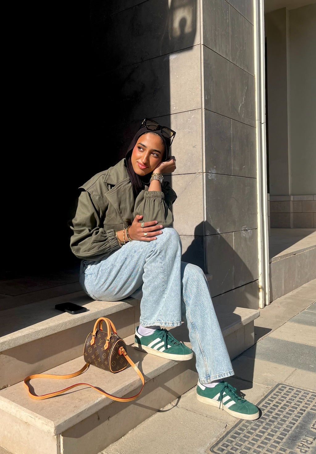 Balloon Jacket- olive