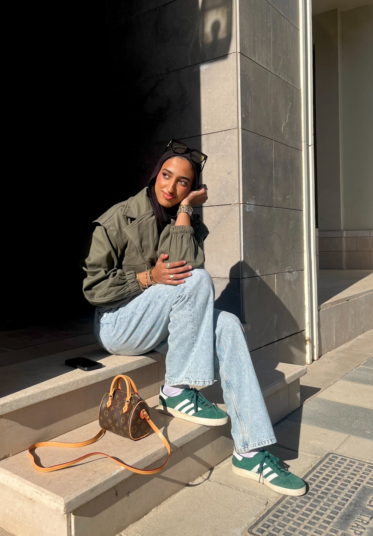 Balloon Jacket- olive