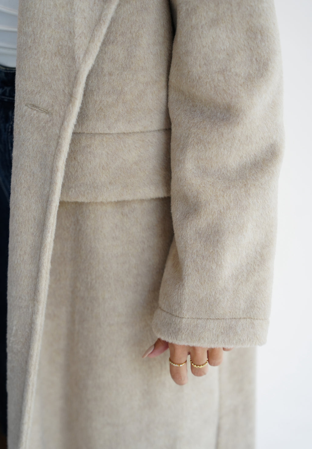 Wool coat - beige