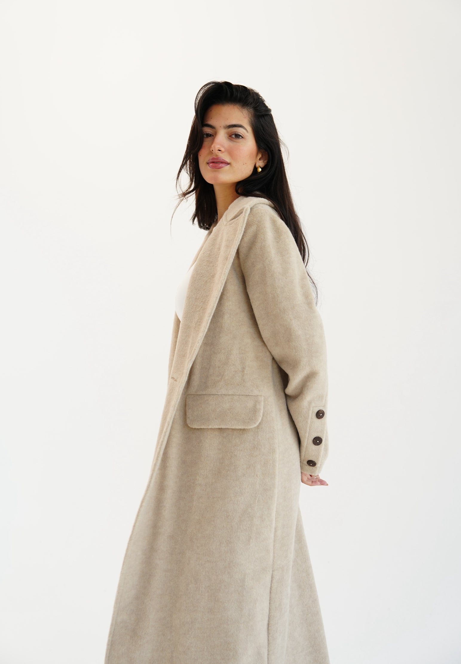 Wool coat - beige