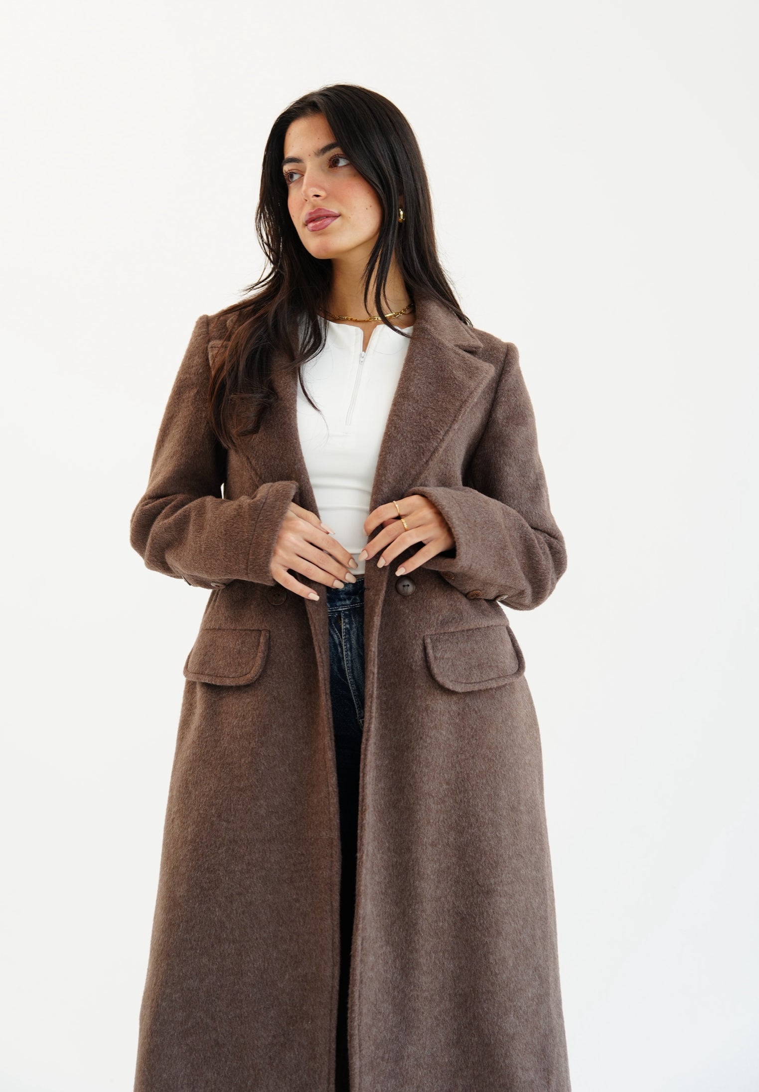 Wool coat - Brown
