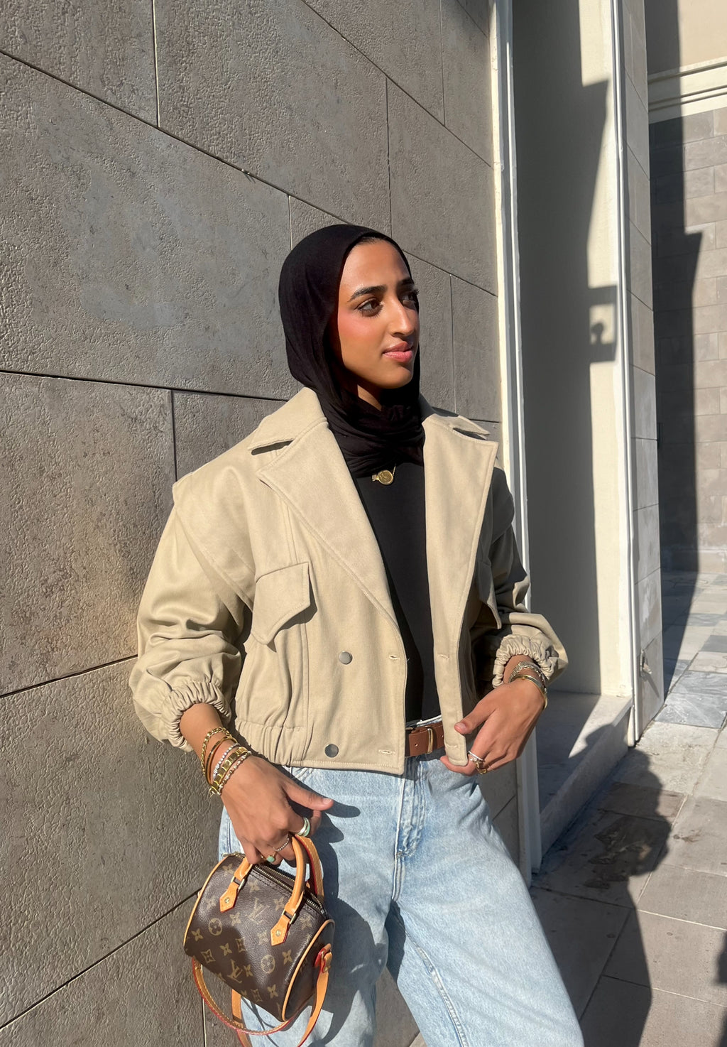 Balloon Jacket - beige