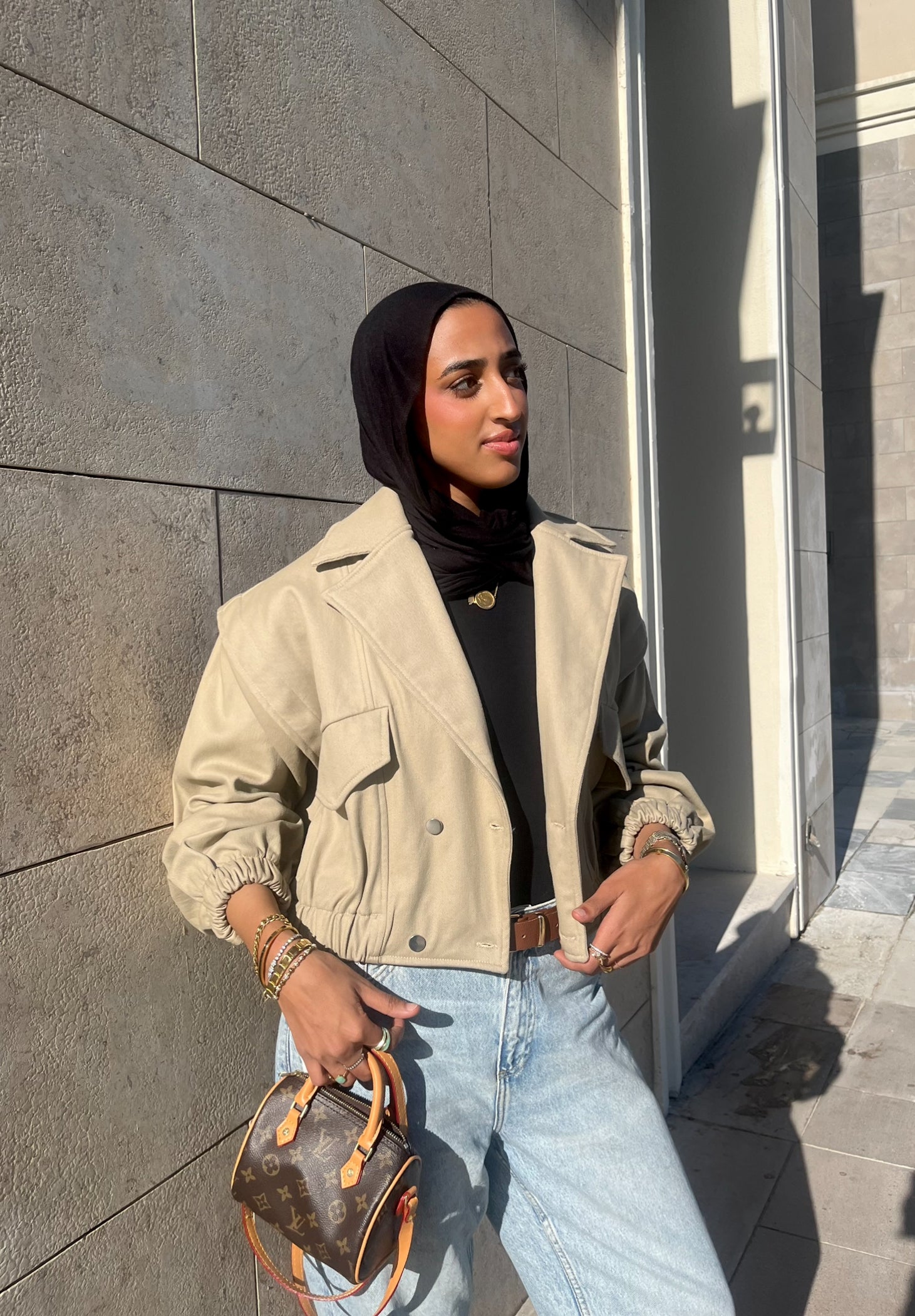 Balloon Jacket - beige