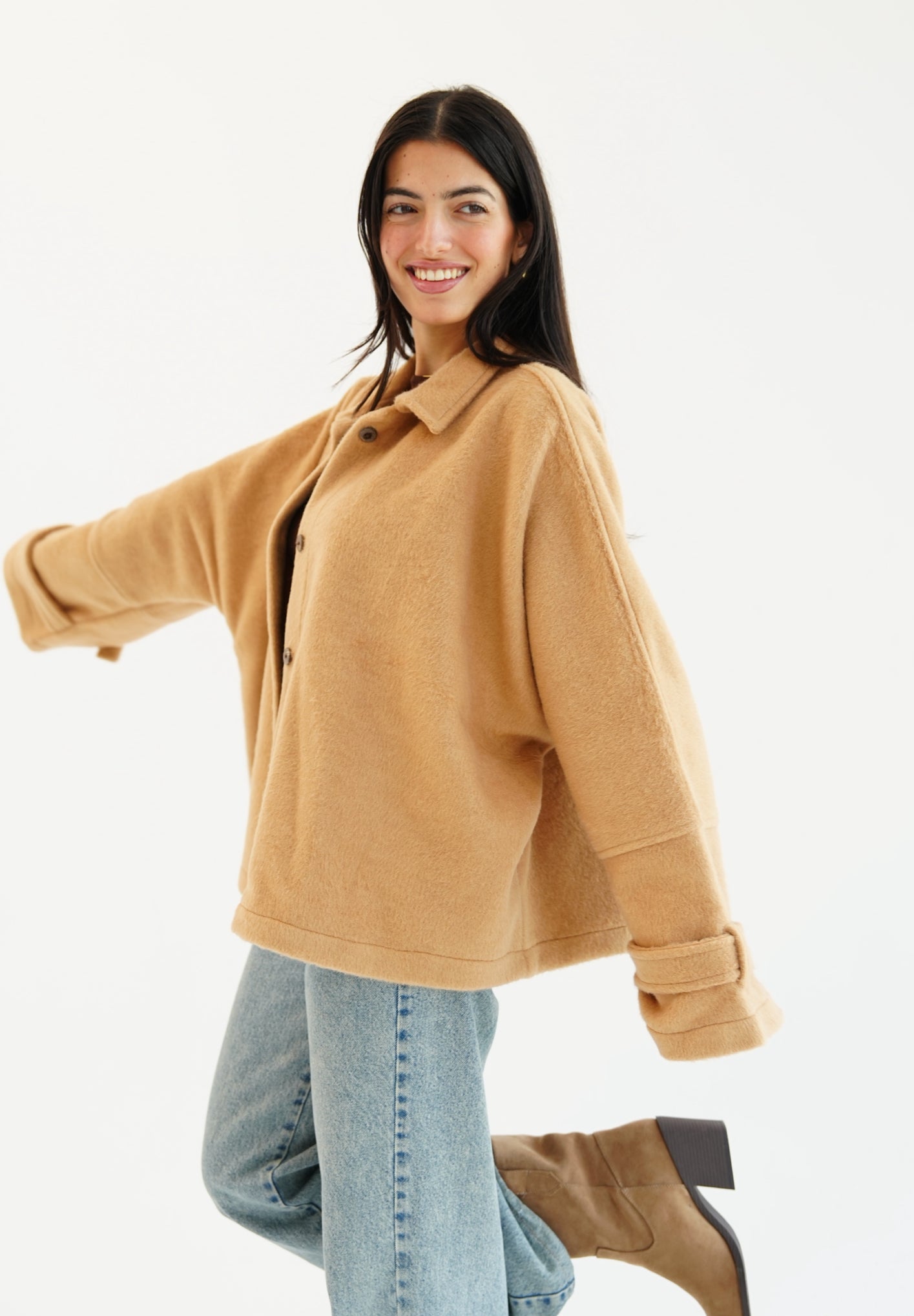 The Heavy Wool Trench- Camel