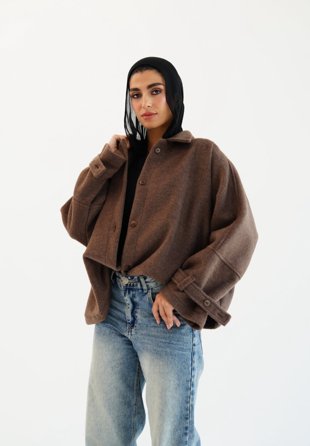 The Heavy Wool Trench - Brown