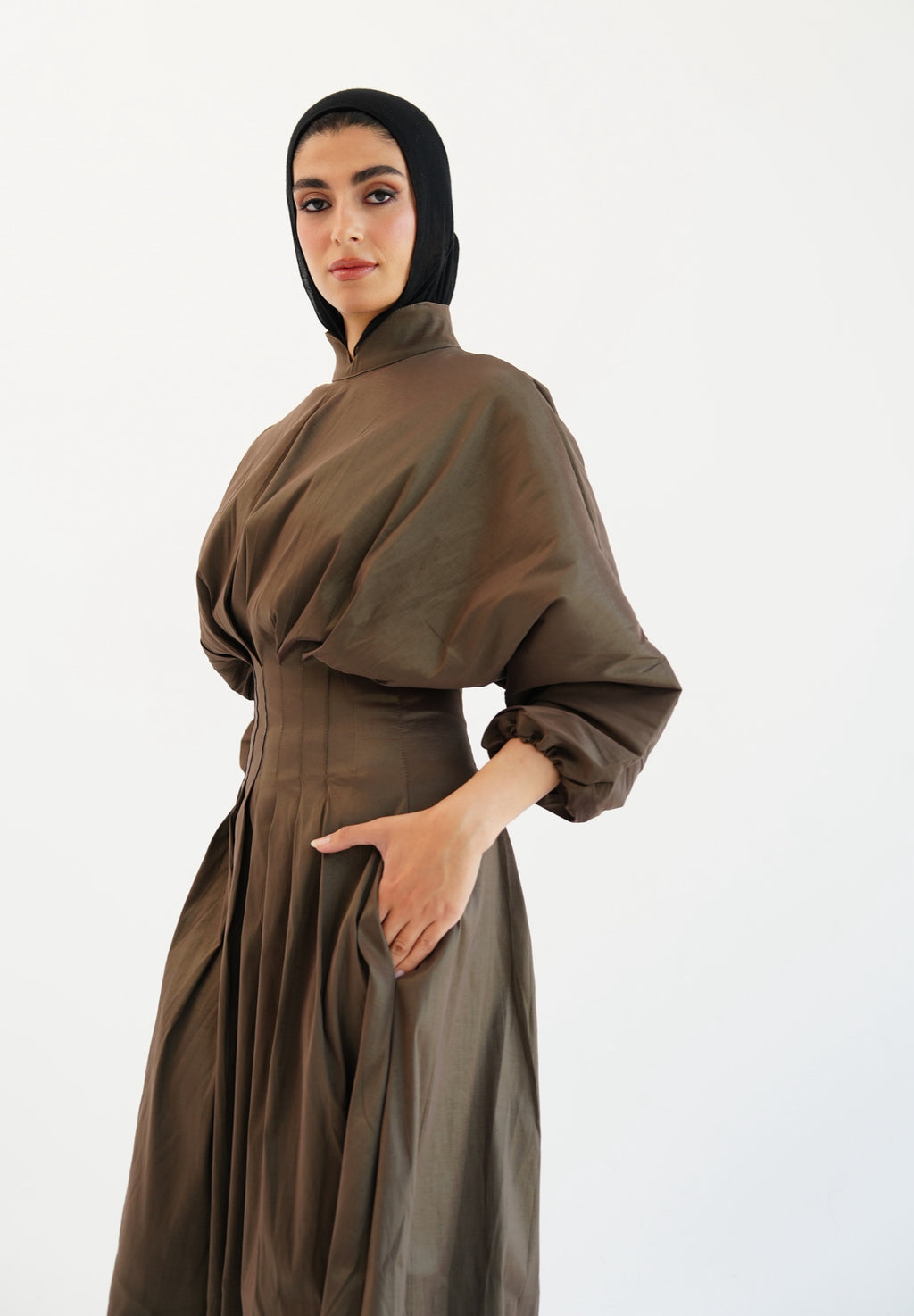 The Glow Dress - olive