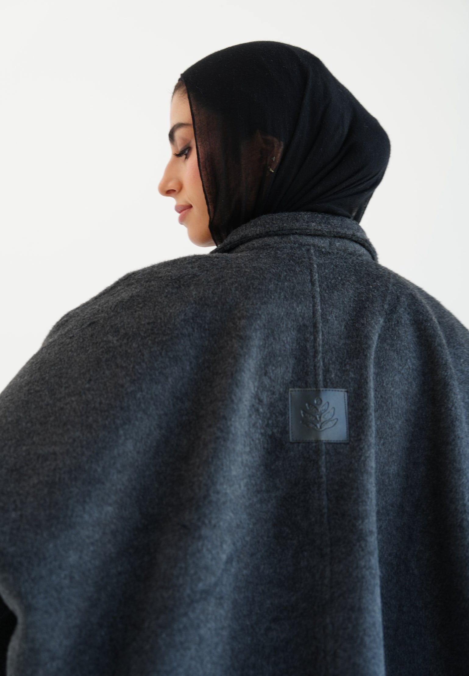 The Heavy Wool Trench - Dark gray