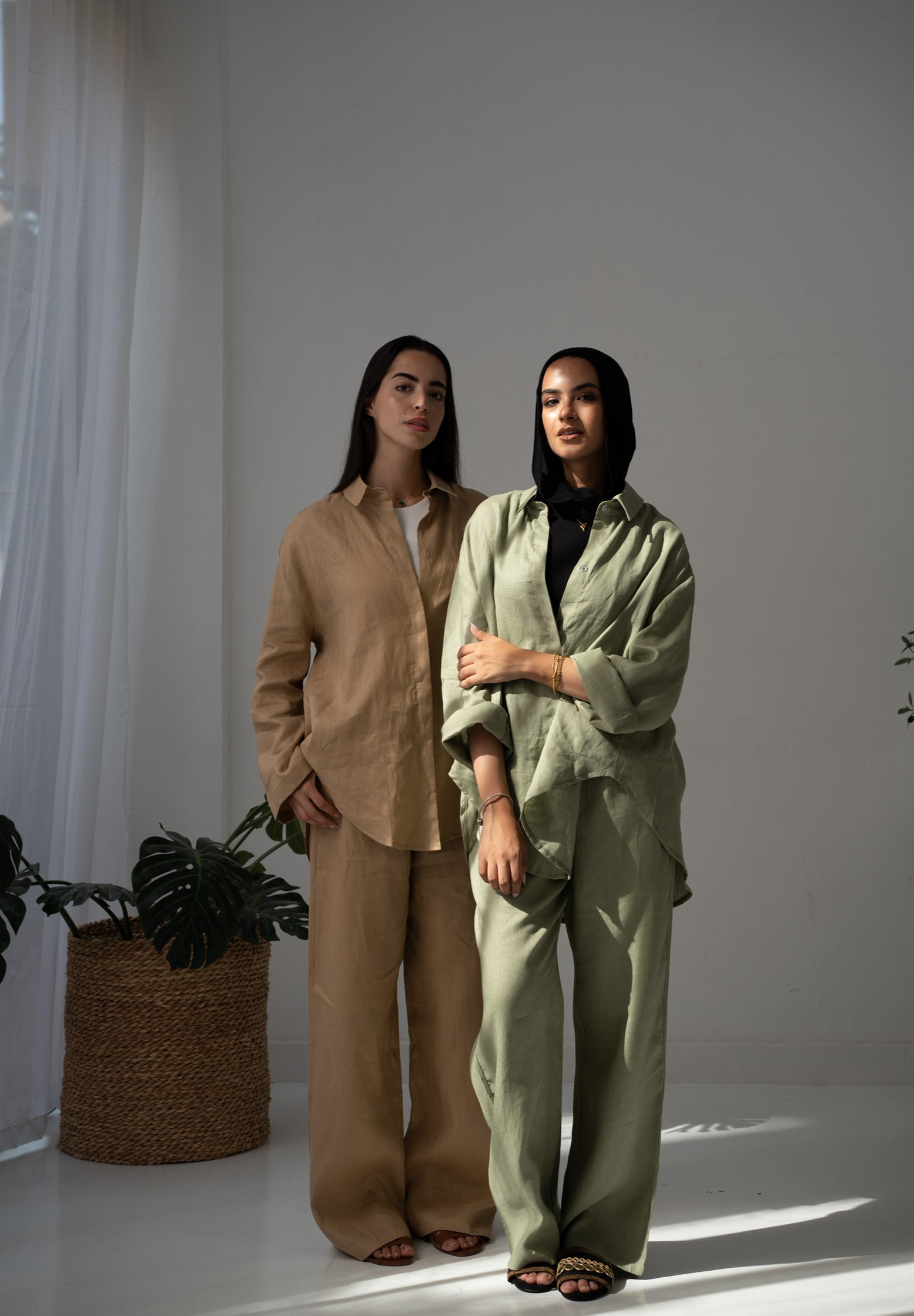 Camel linen set