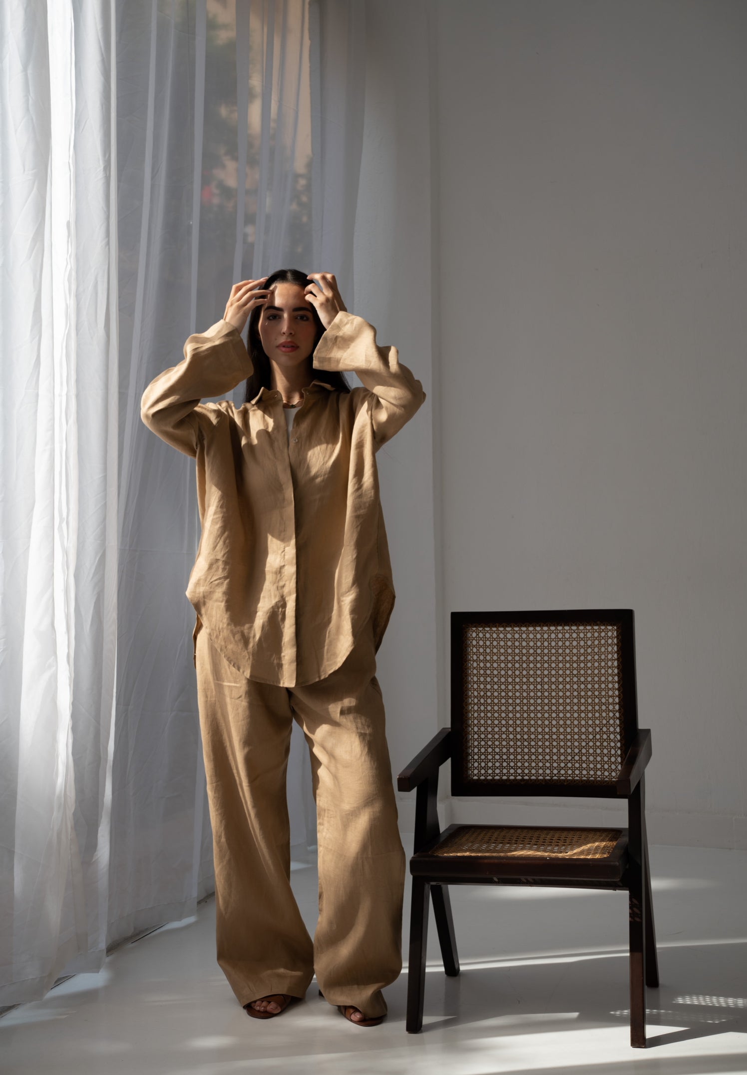 Camel linen set