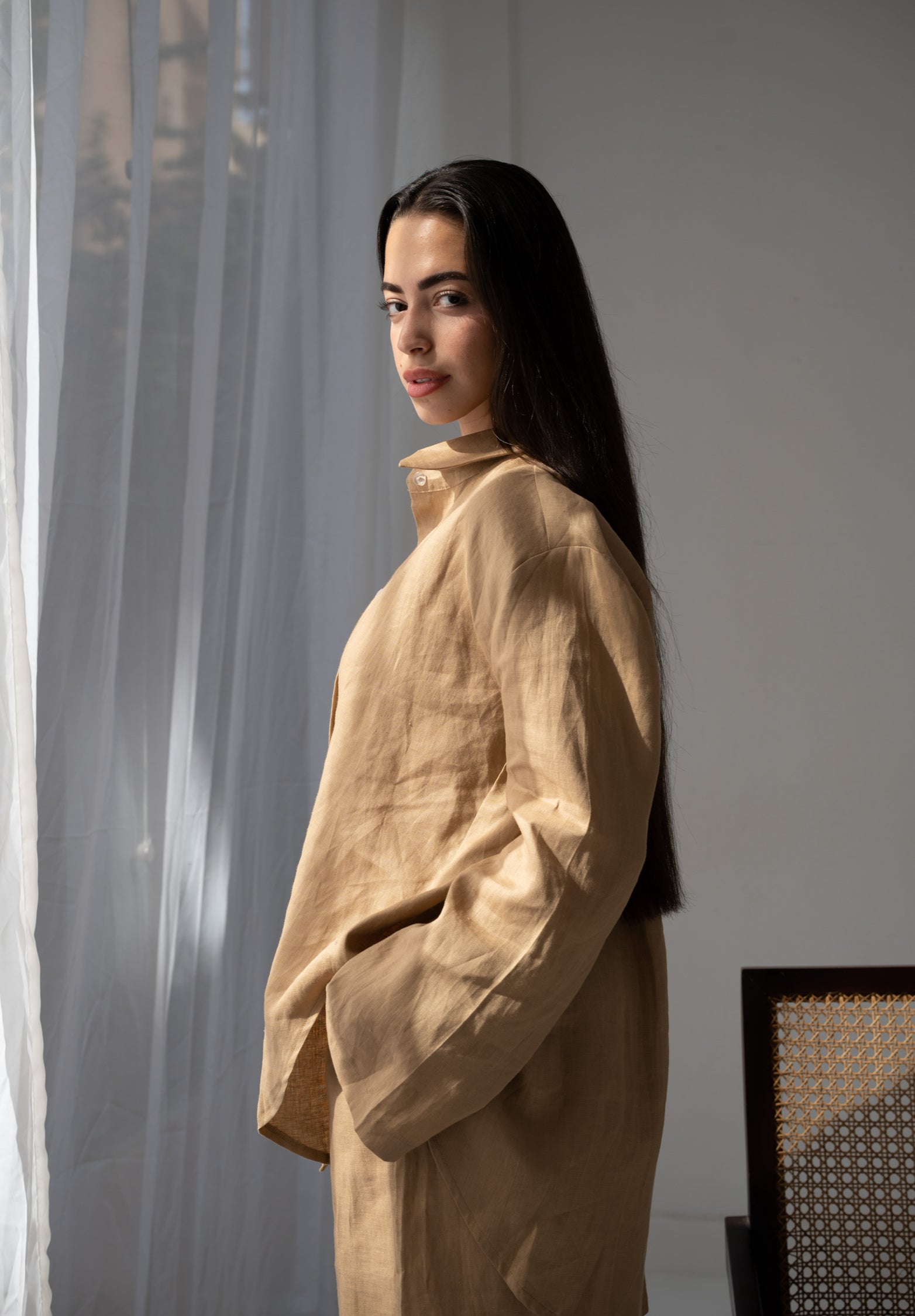 Camel linen set