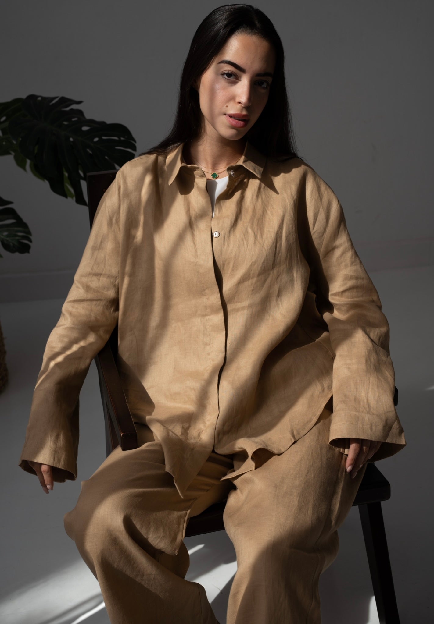 Camel linen set