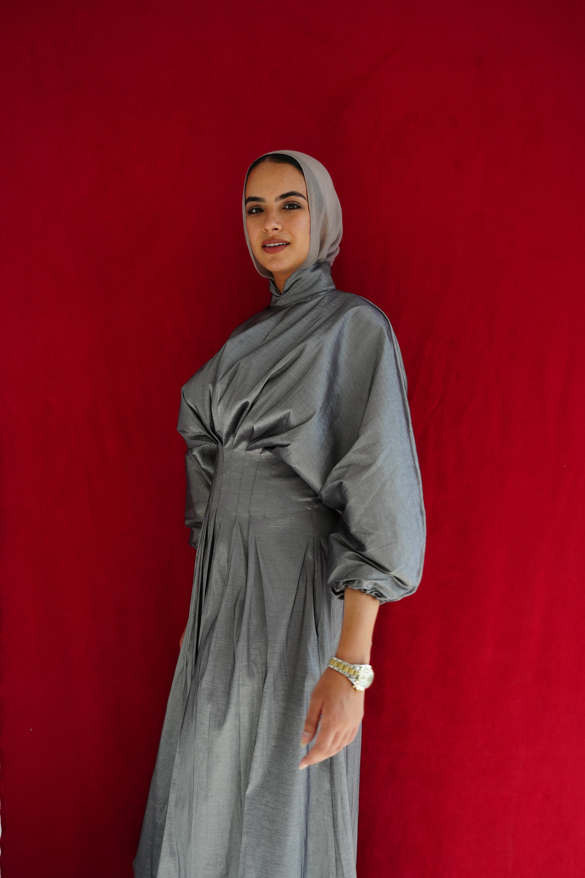The Glow Dress- Silver