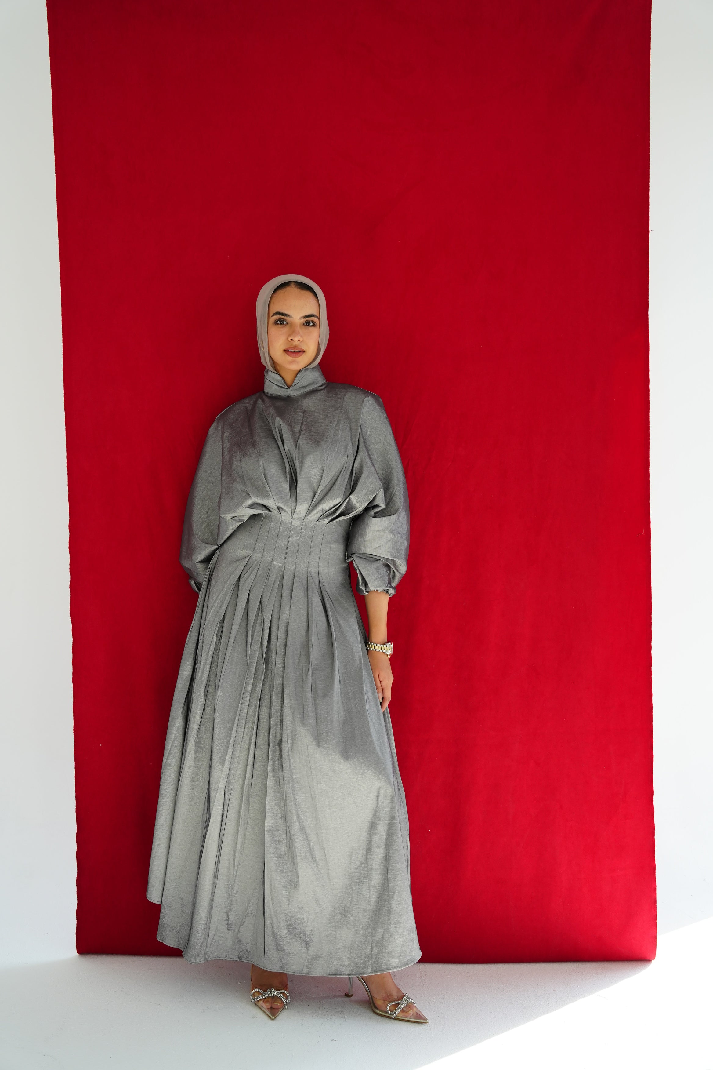 The Glow Dress- Silver